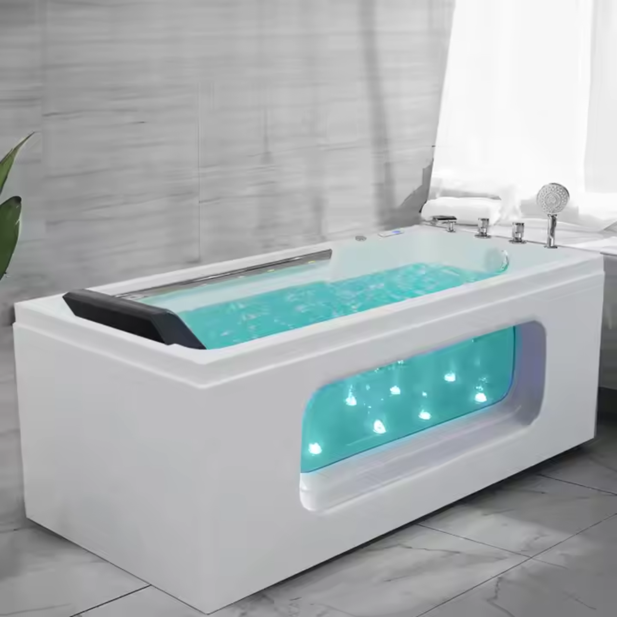 HydroNest DuoTherm GlassSide Tub