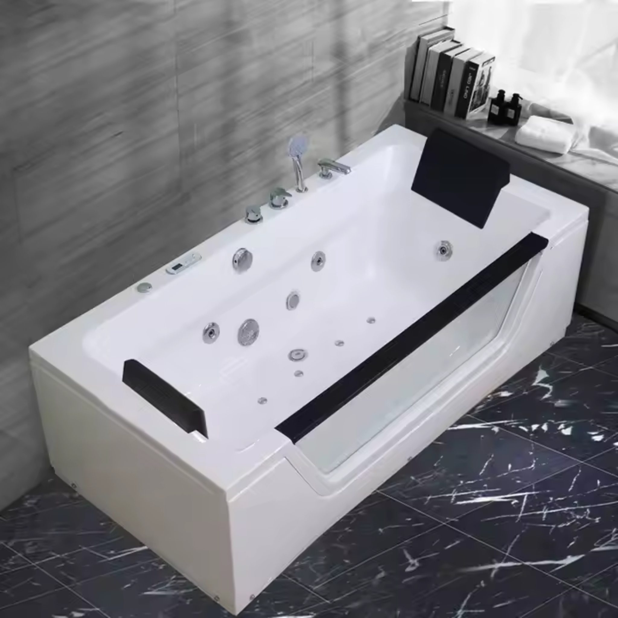 HydroNest DuoTherm GlassSide Tub
