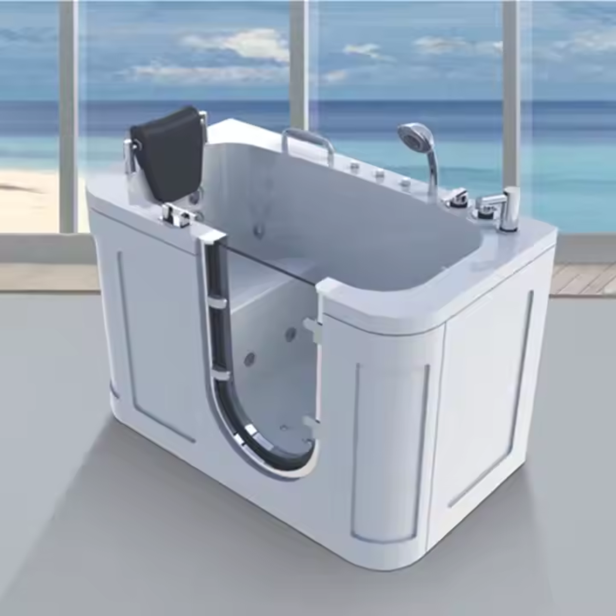 ClarityLux CrystalWalk Therapeutic Tub