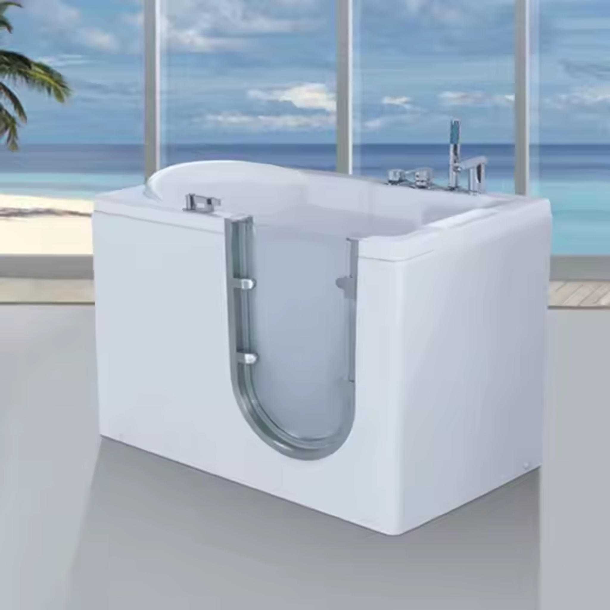 ClarityLux CrystalWalk Therapeutic Tub